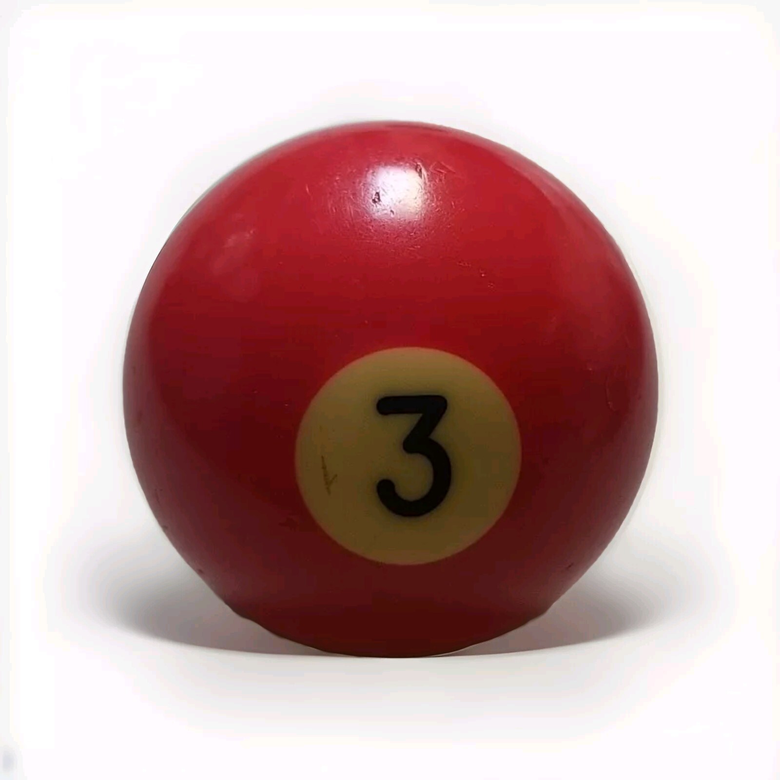VTG Replacement Billiard Pool Ball 2 1/4" Diameter Standard # 3 Solid Red*