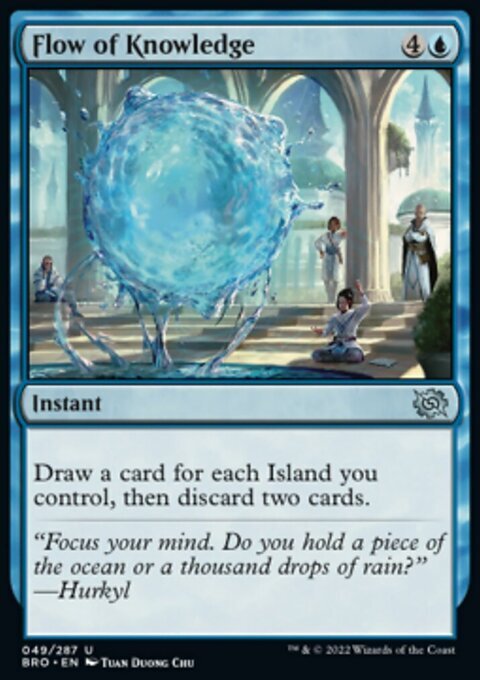 MTG Magic the Gathering Flow of Knowledge (49/416) The Brothers' War LP