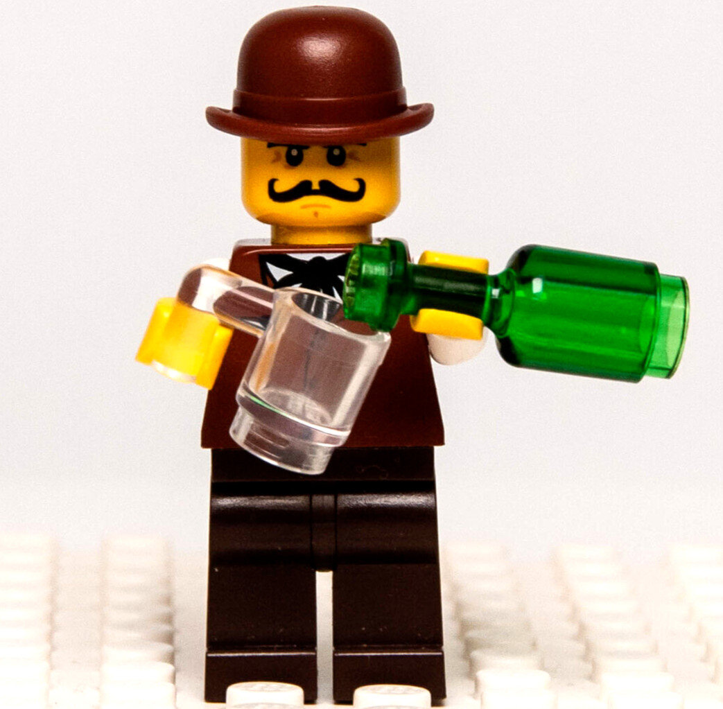 The LEGO Movie Minifigure - Sudds Backwash (tlm036) -  70812 Western Bartender