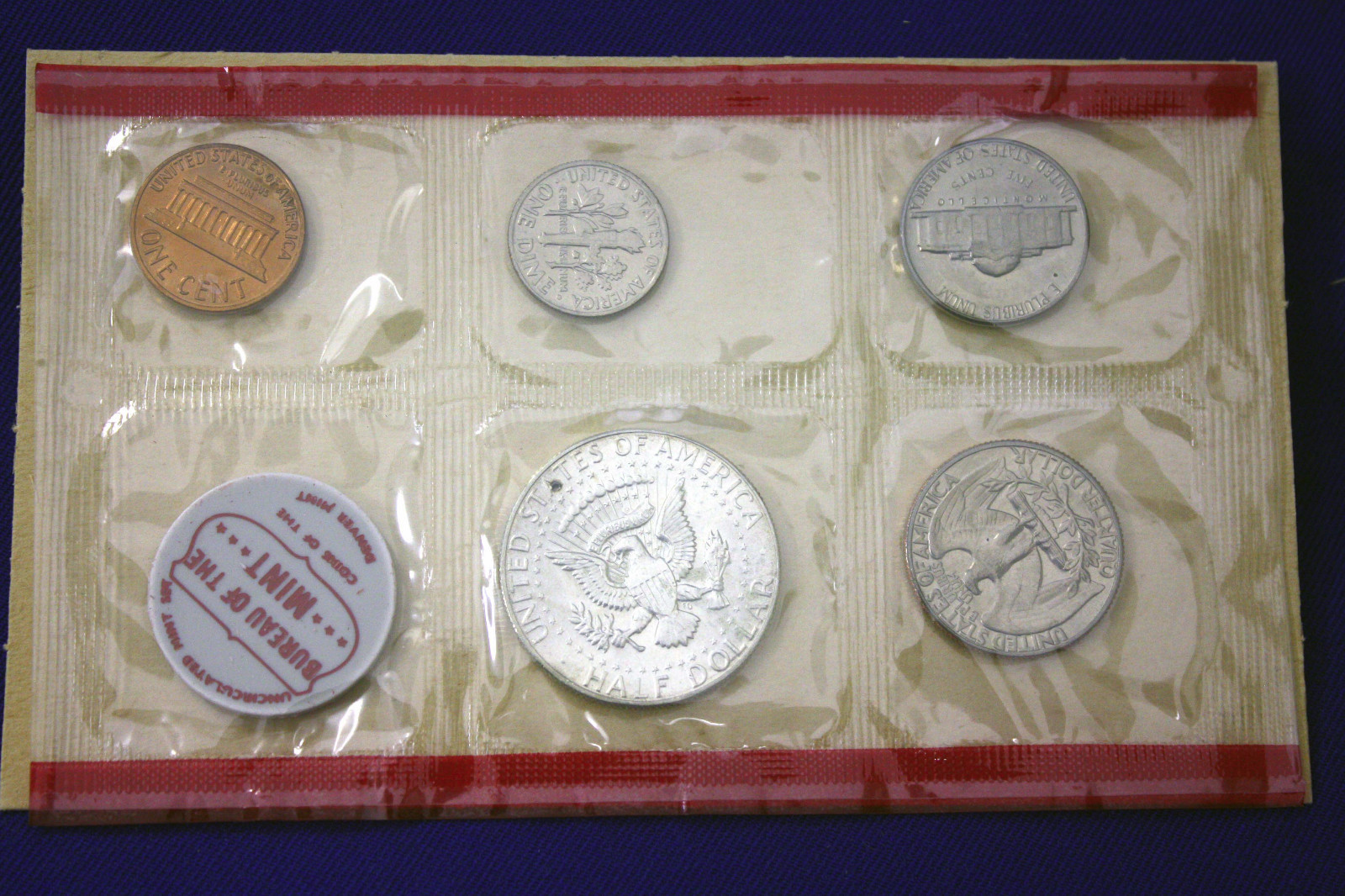 1970 Mint Set. Original Envelope OPENED. Coins are mint sealed.