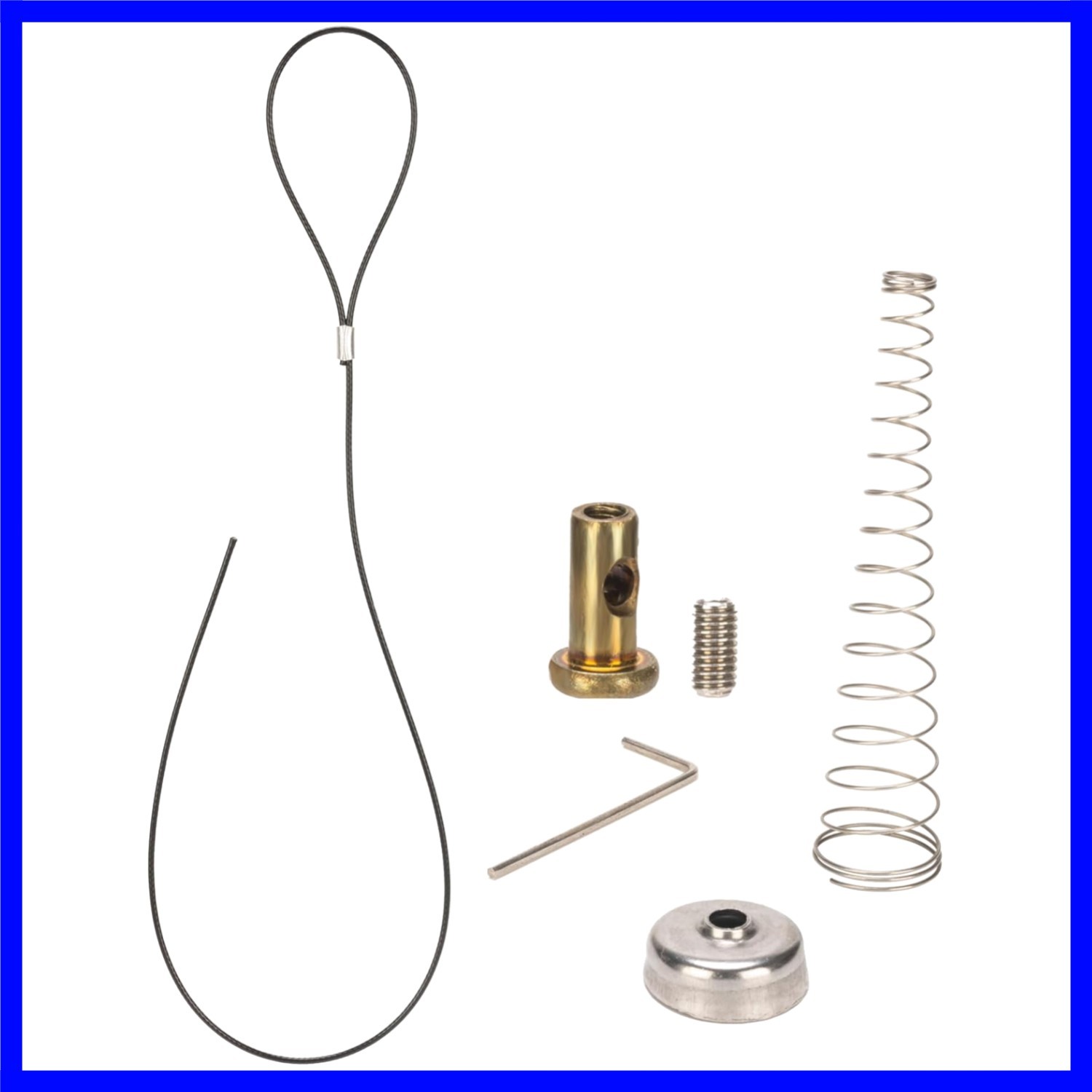 Durable Spring-Loaded Gate Latch Pull - Adjustable 2" to 6" Stainless Steel C...