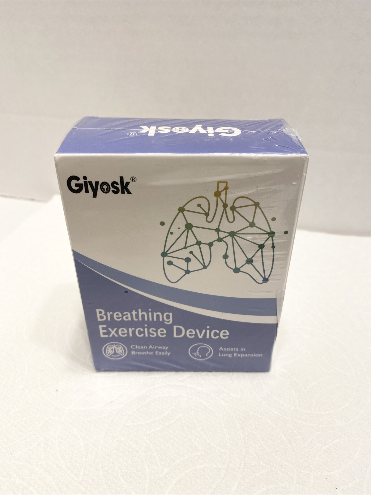 Giyosk Breathing Exercise Device for Lungs, Lung Expansion and Mucus Relief
