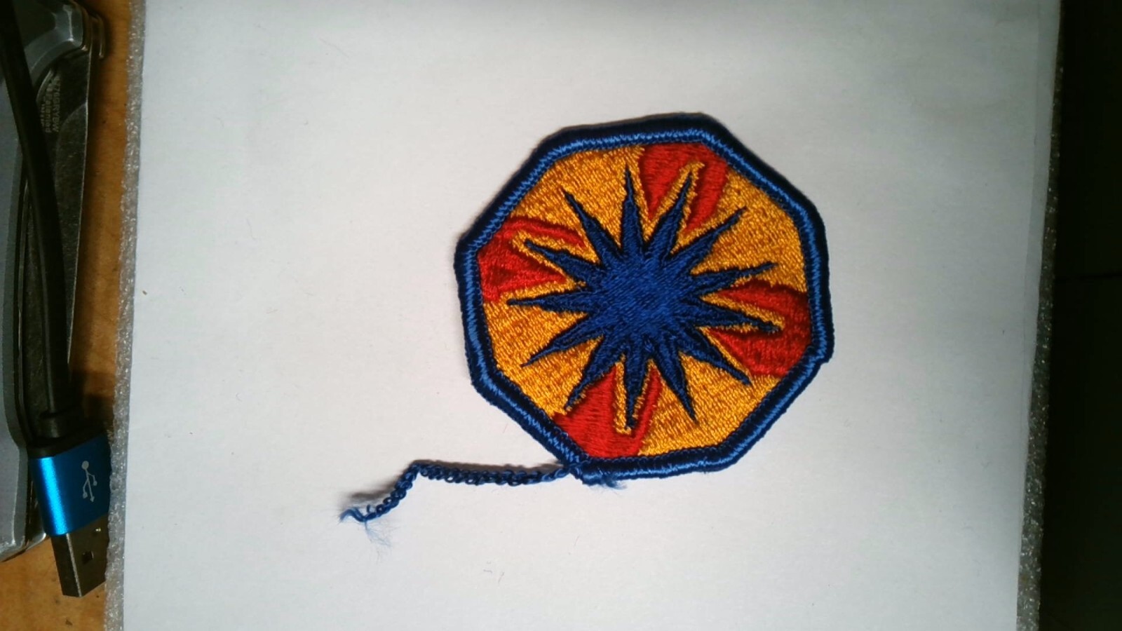 MILITARY PATCH SEW ON COLORED US ARMY 13TH SUPPORT BRIGADE