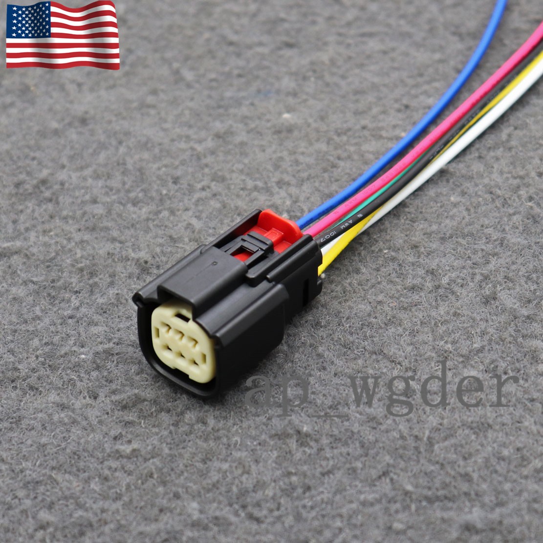 6-Way Halogen Headlight Connector Pigtail For 19-24 Chevy Blazer&15-22 Colorado