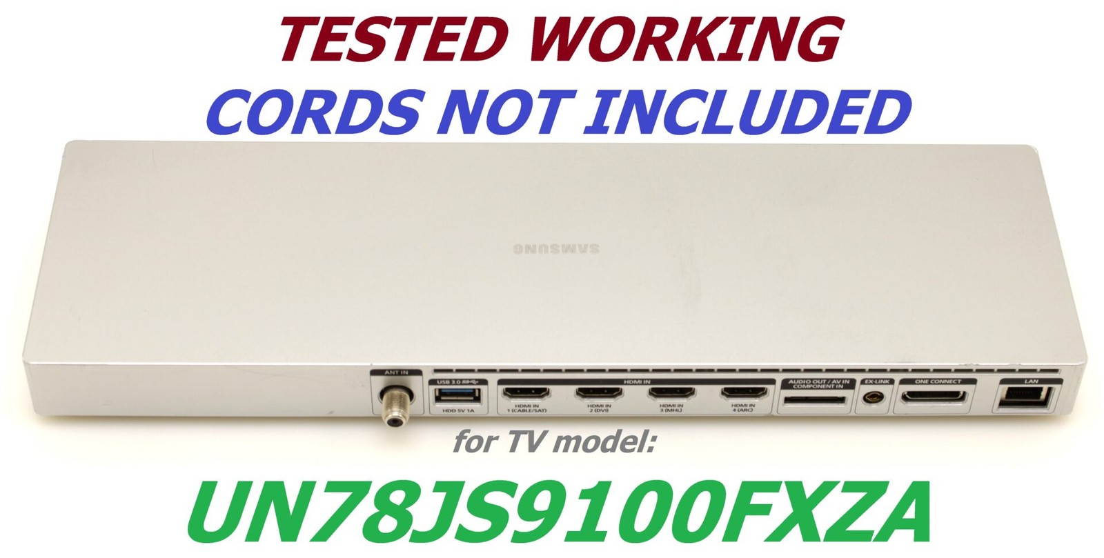 Samsung UN78JS9100FXZA One Connect BN91-15226G | TESTED | NO CORDS