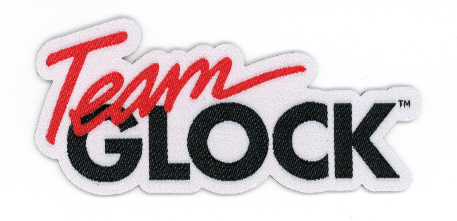 Team Glock Patch Iron-On Sew-On Retro Firearms Pistol Gun Safe Gear Applique