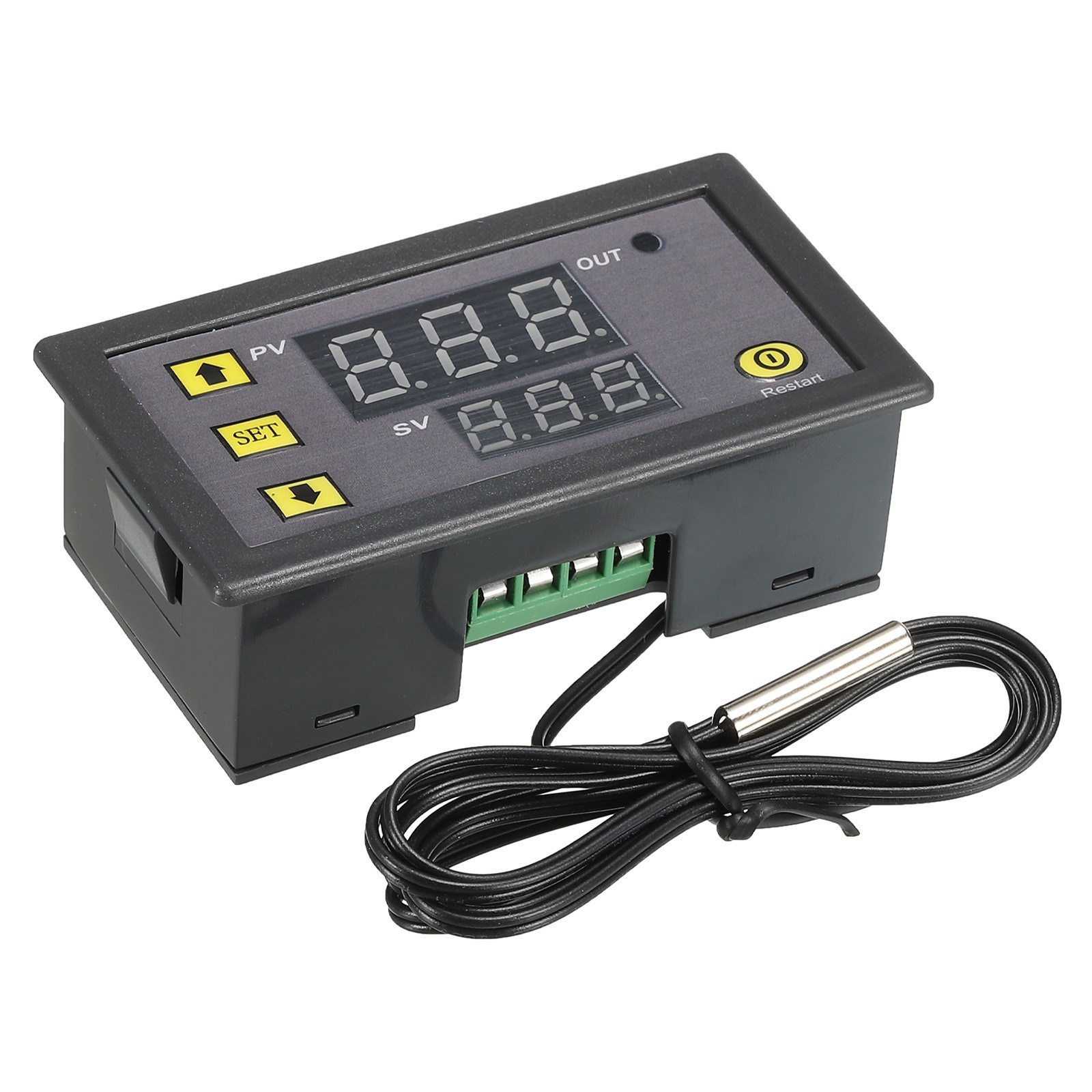 12V DC LED Digital Temperature Controller Thermostat Heating Cooling -20 - 100°C