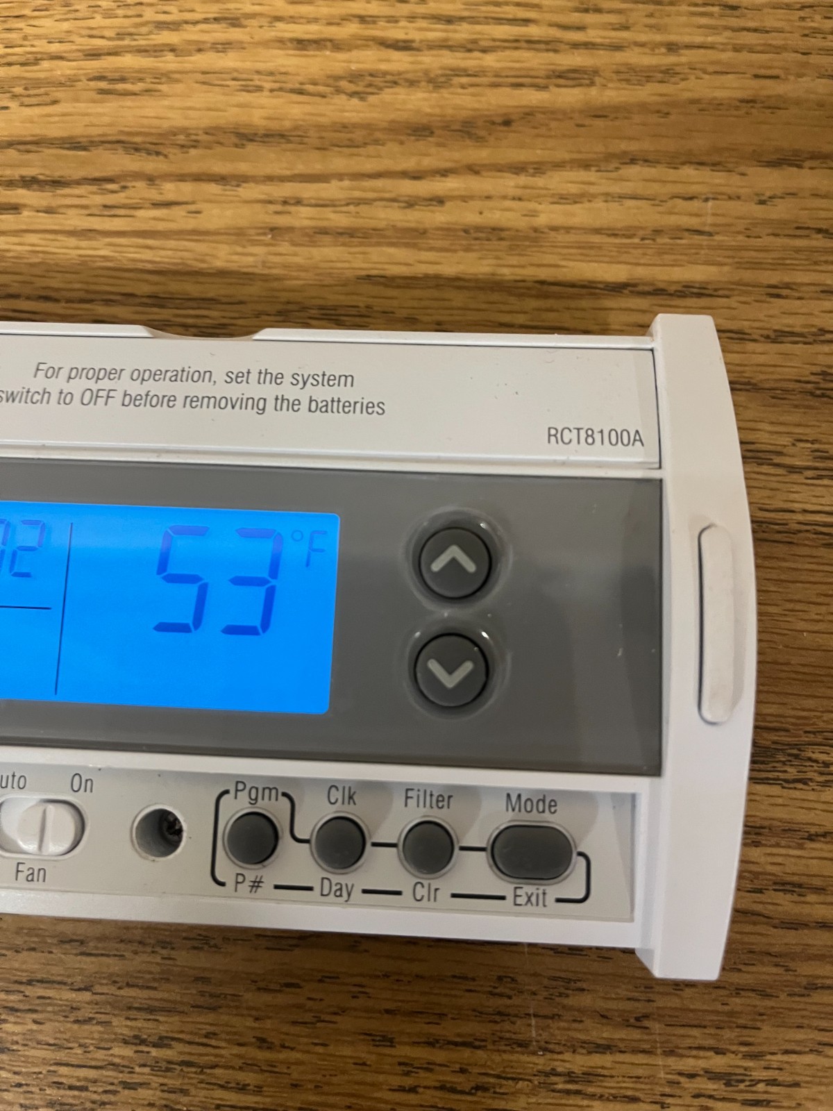 Honeywell RCT8100A 7-Day Programmable Thermostat