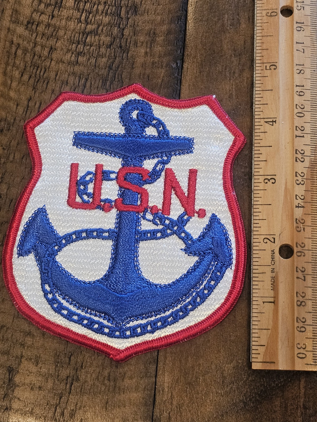 1960s 70s USN Navy Vietnam Cold War Naval Service Command Patch L@@K!!! b