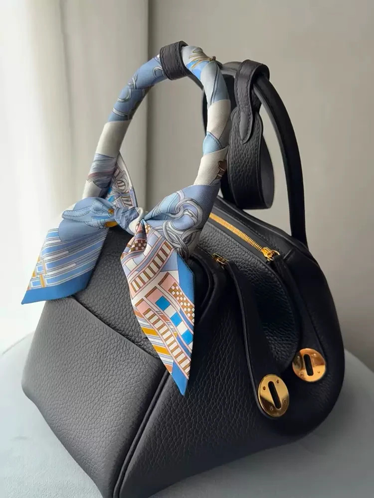 1 Pc Pure Silk Scarf Wrap Hair Ribbon Handbag Handle Neck Fashion Accessory