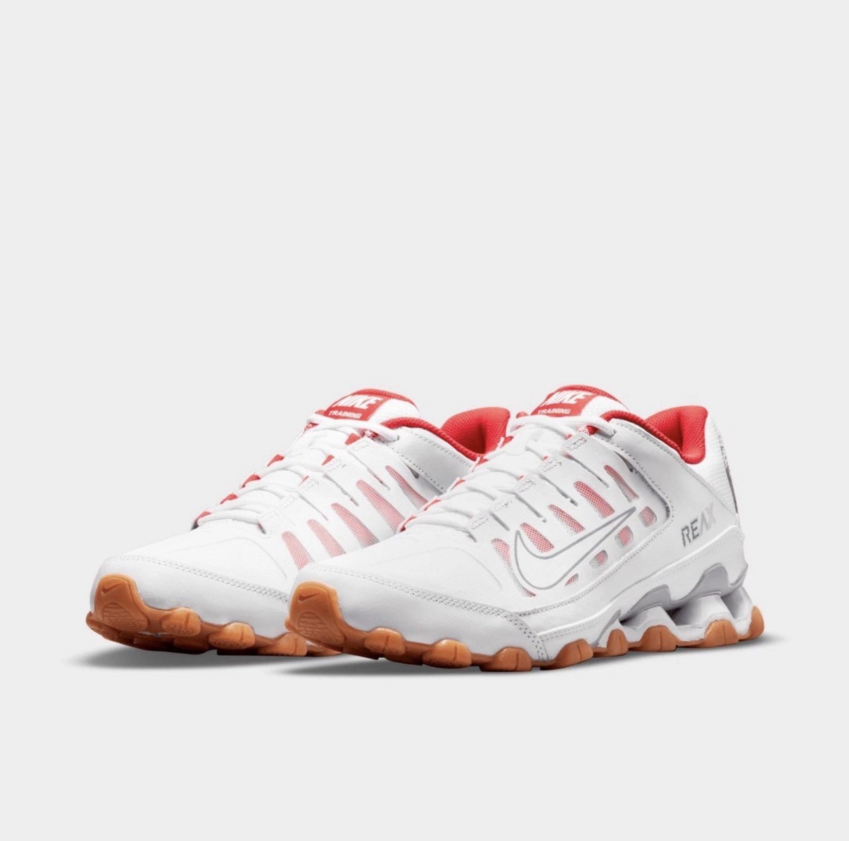 Nike Reax 8 TR Mesh White/Wolf Grey/Red 621716-103 - *ALL MENS SIZES*