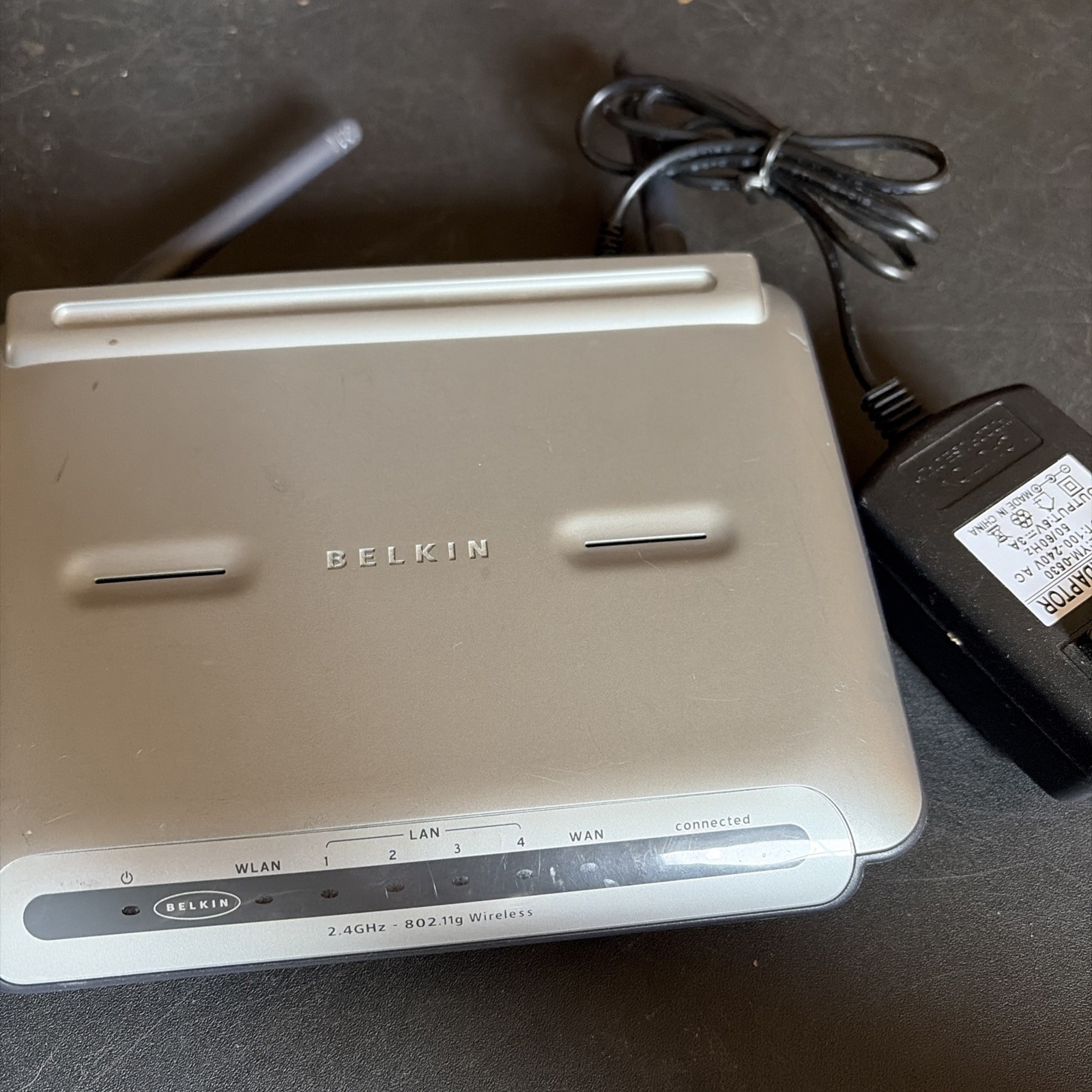 4C Belkin Wireless G Router F5D7230-4 4 LAN Ports Version 1443