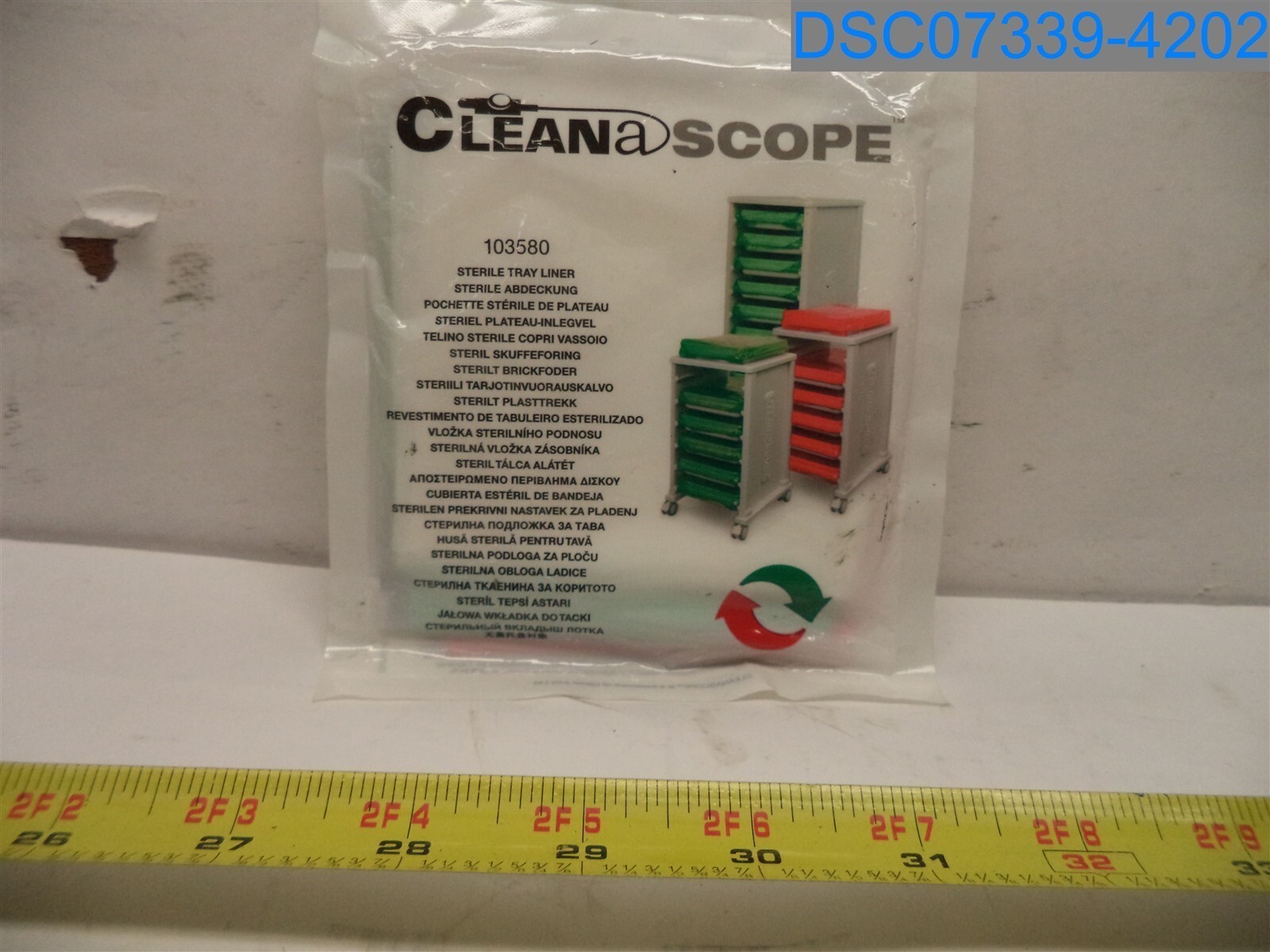 CleanaScope: Sterile Tray Liners, 103580