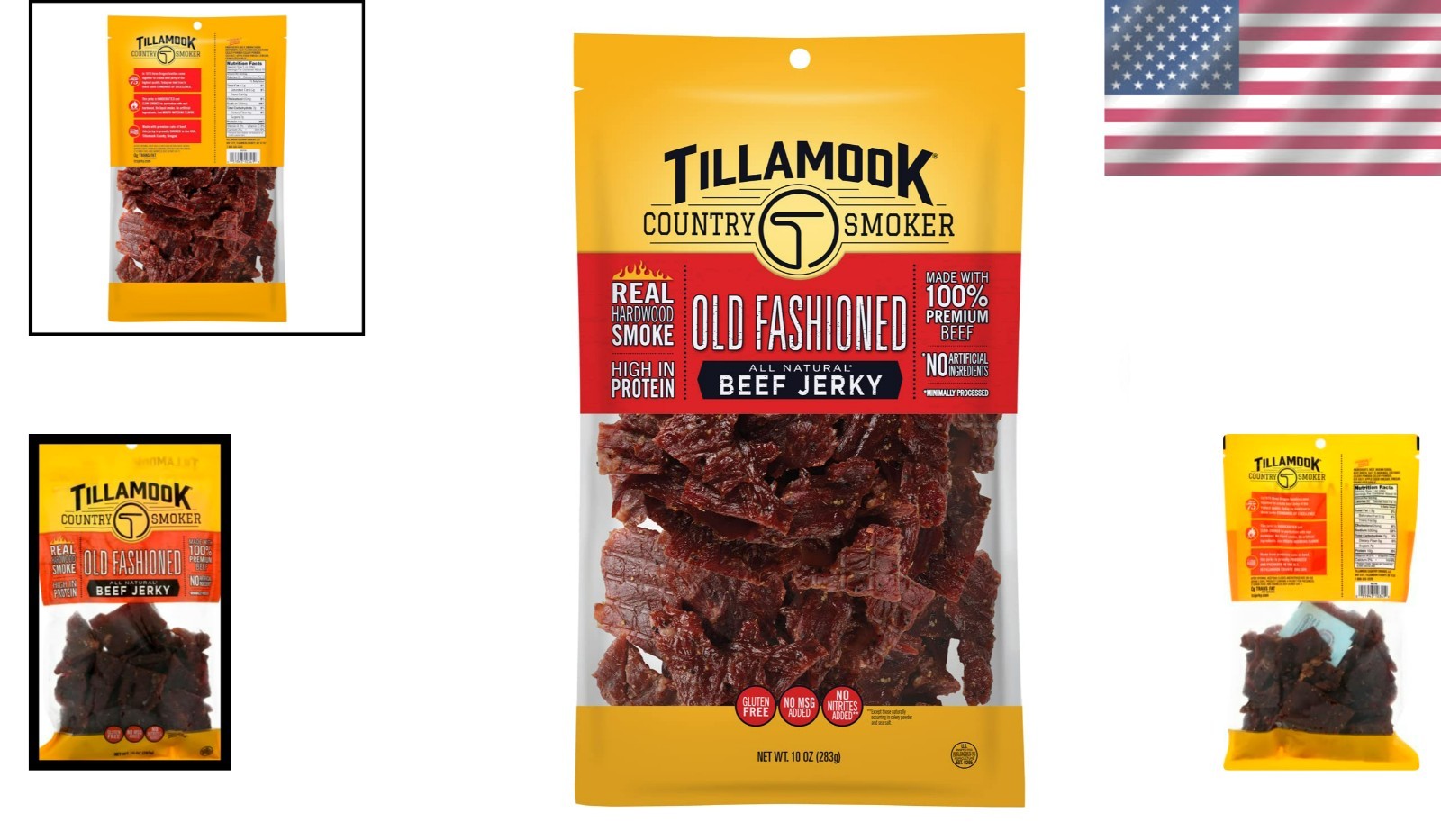 10 Oz. High-Protein Hardwood Smoked Beef Jerky - Satisfy Your Cravings