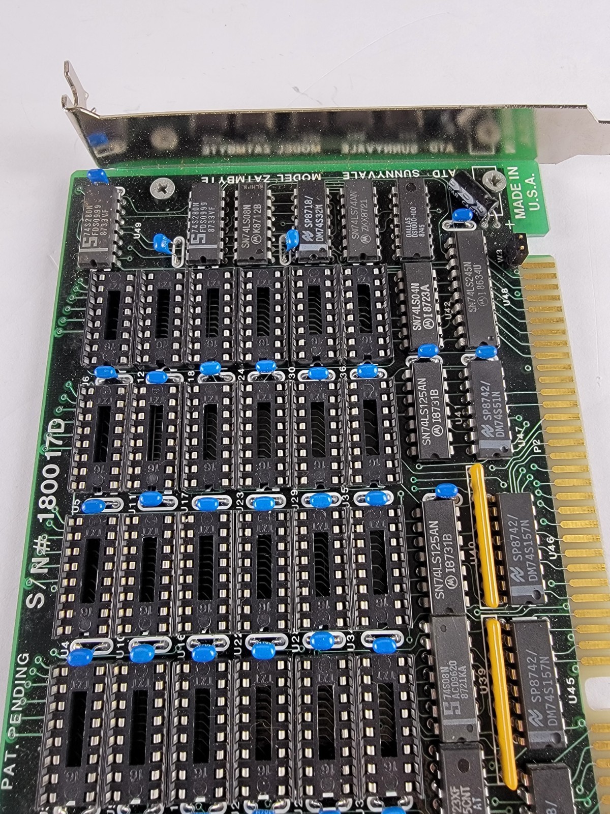 Vintage ATD Sunnyvale ZATMBYTE Memory Expansion Card Computer Technology