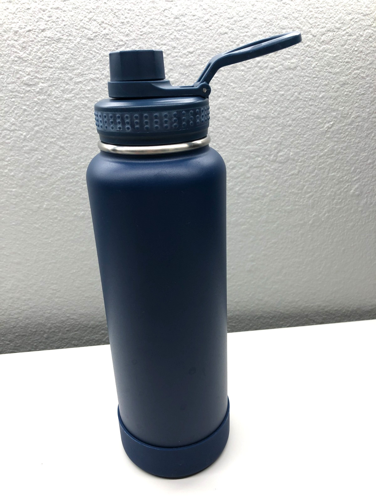 RubyFlask 32oz Stainless Steel Water Bottle Blue Wide Mouth Insulated Handle