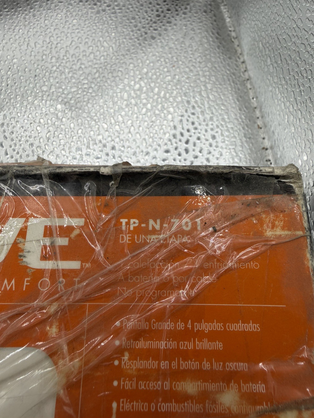 Vive TP-N-701 NonProgrammable Thermostat New With Damaged Box
