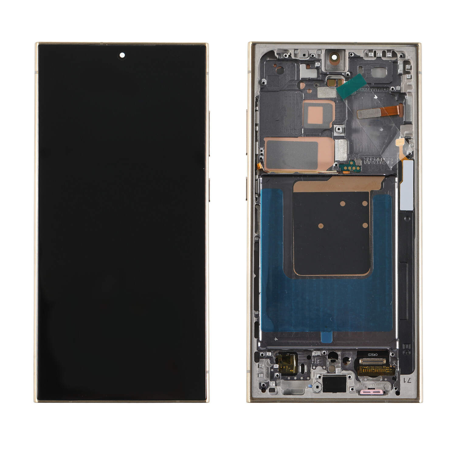 Samsung Galaxy S24 Ultra 5G S928B/E/U/W OLED Display Screen Frame Assembly Black