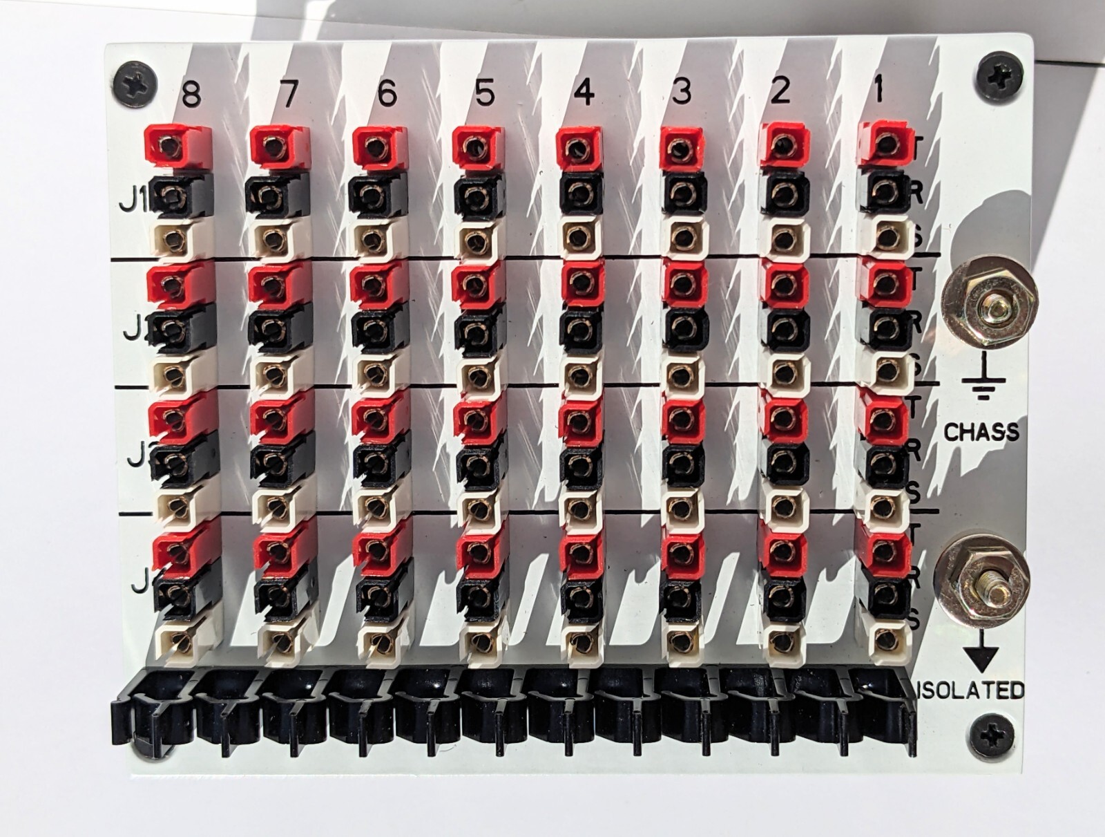 ADC VPRM-BAN-MKII QCP Patchbay module for ADC frame & BAN JACK MOD; Dual Bantam