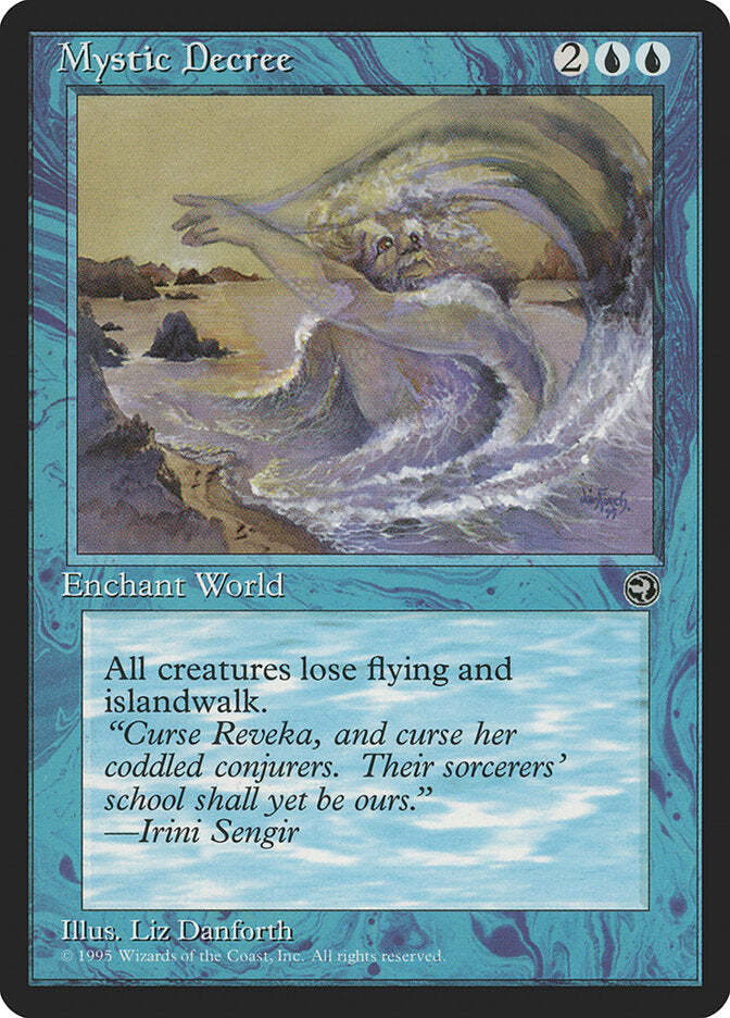 Mystic Decree [Homelands] Magic MTG