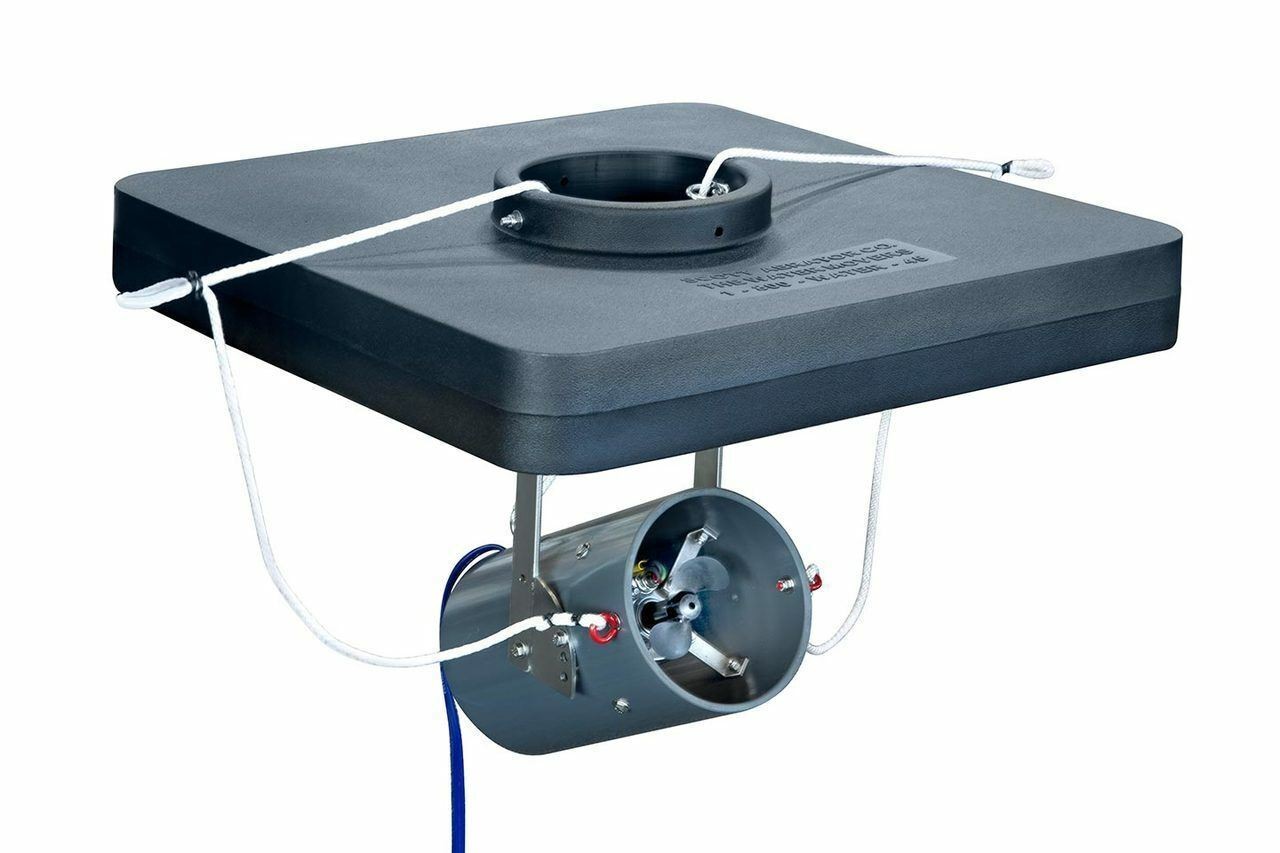 Scott Aerator Floating Aquasweep Pond Muck Blaster 1/2 HP 115 Volts with 35ft.