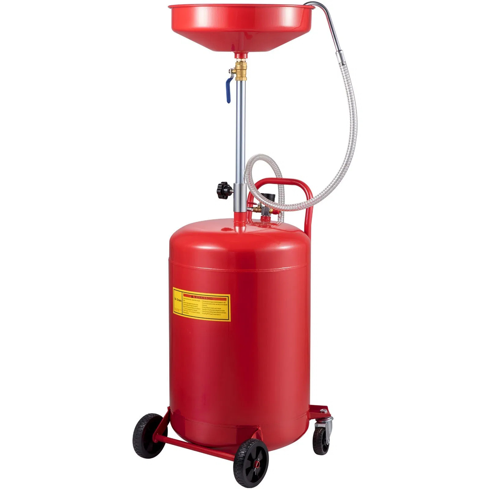 Waste Oil Drain Tank 20 Gallon Portable Oil Drain Air Operated Drainer Oil Chan