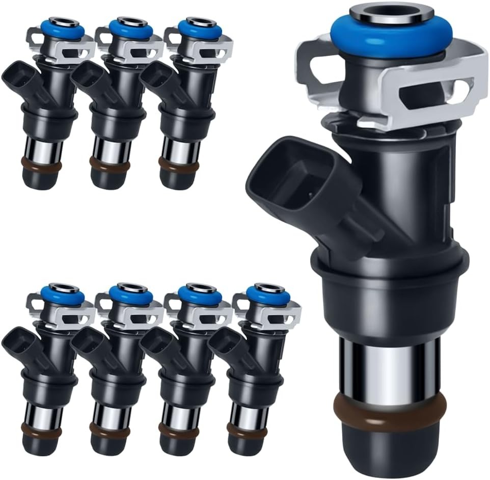 Upgraded 4 Holes Gas Fuel Injectors Fit For GMC: Yukon (XL)/Sierra, 1500...