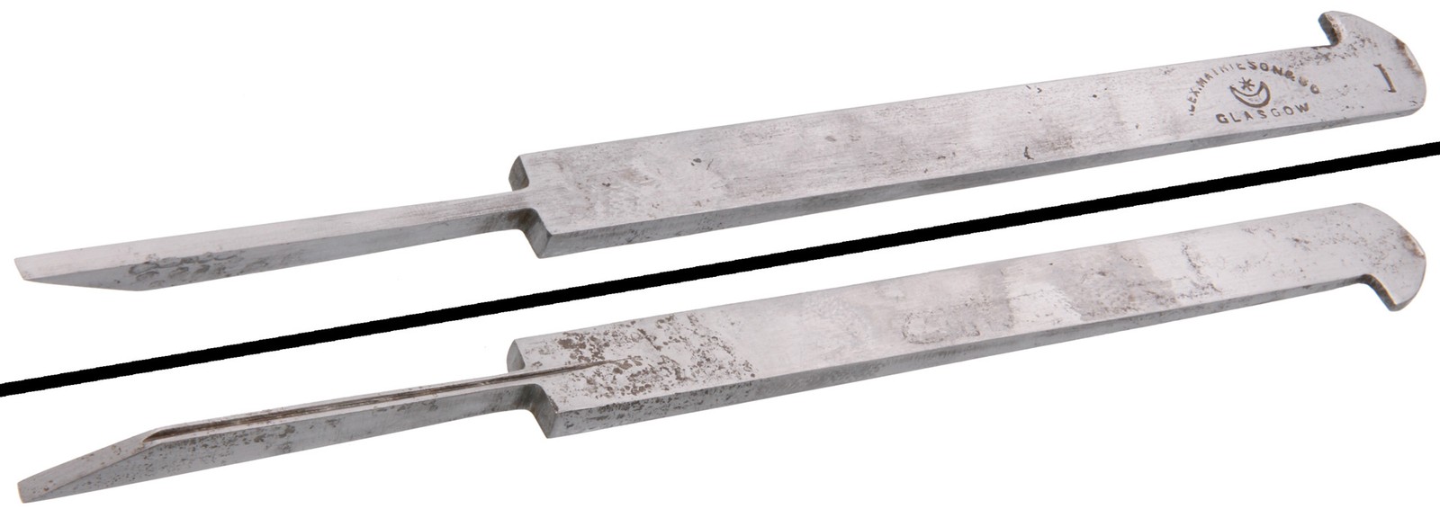 Extra Alex. Mathieson & Son 1/8" Plow Plane Cutting Iron, No. 1 - mjdtoolparts