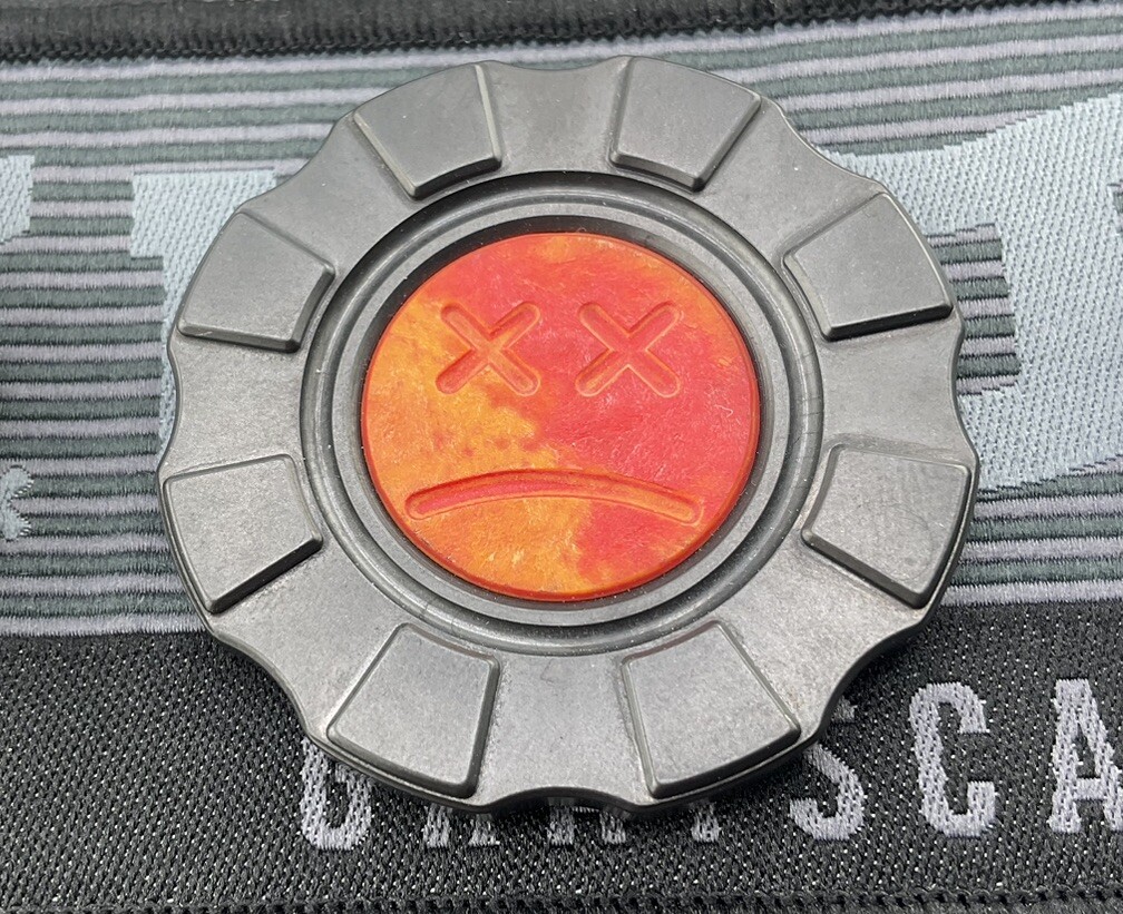 HiTex Gear x Andy Frankart AFK Carboquartz Inlay Zirconium EDC Coin Poker Chip