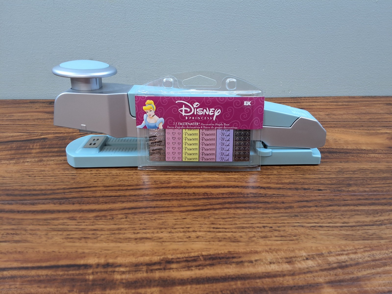 EK Success Fastenater Decorative Bar Stapler w/ Disney Princess Pack of Fastener