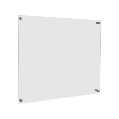 16" x 20" Clear Acrylic Picture Frame Wall Mount Floating Frameless Double Panel