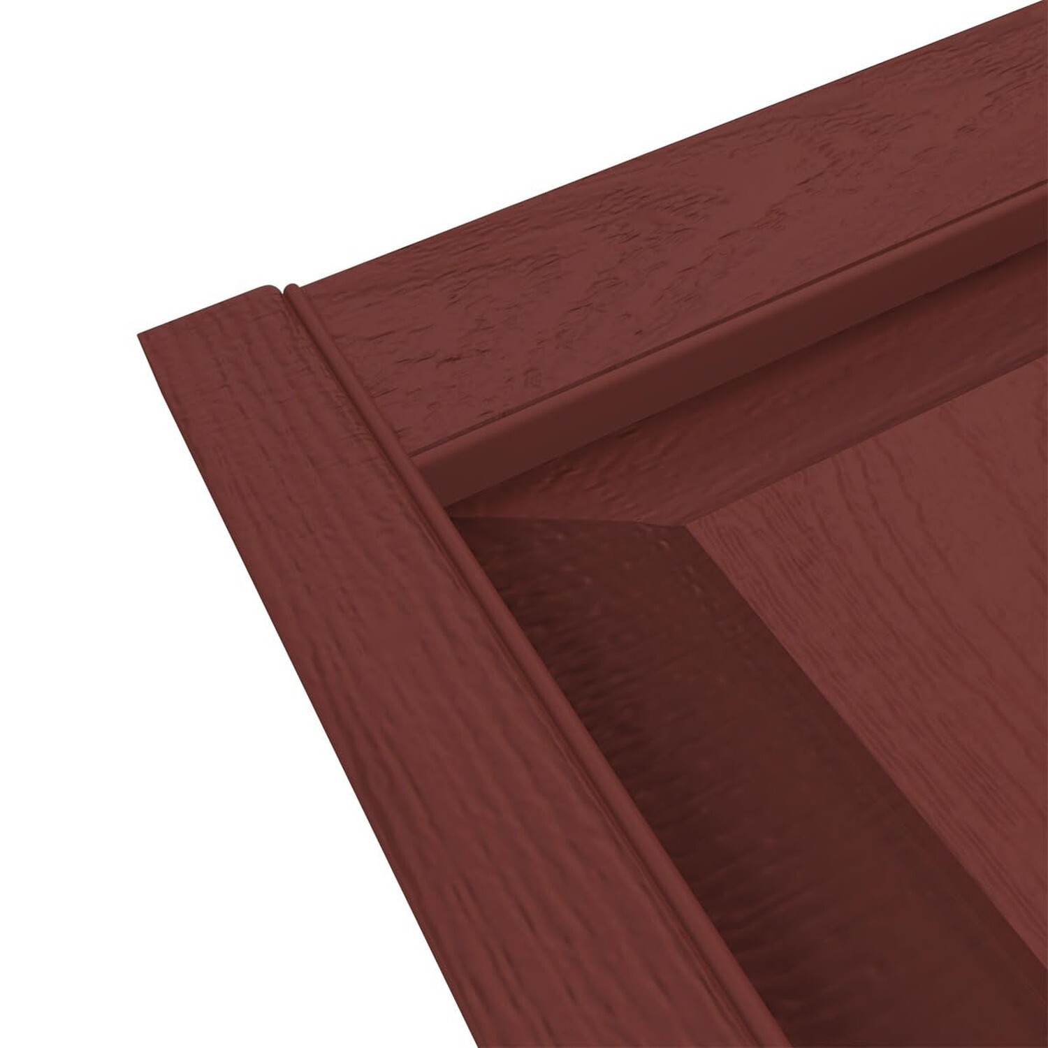 Ekena Millwork Lifetime Vinyl LP2S14X03100RD Standard Two Equal Panel Vinyls,...