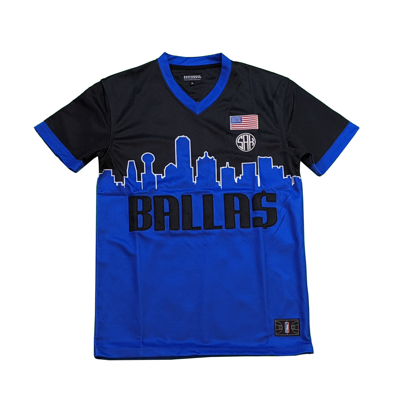 Jersey to Match Air Jordan Retro 1 Sneakers Game Royal "Royal Toe", BALLA$