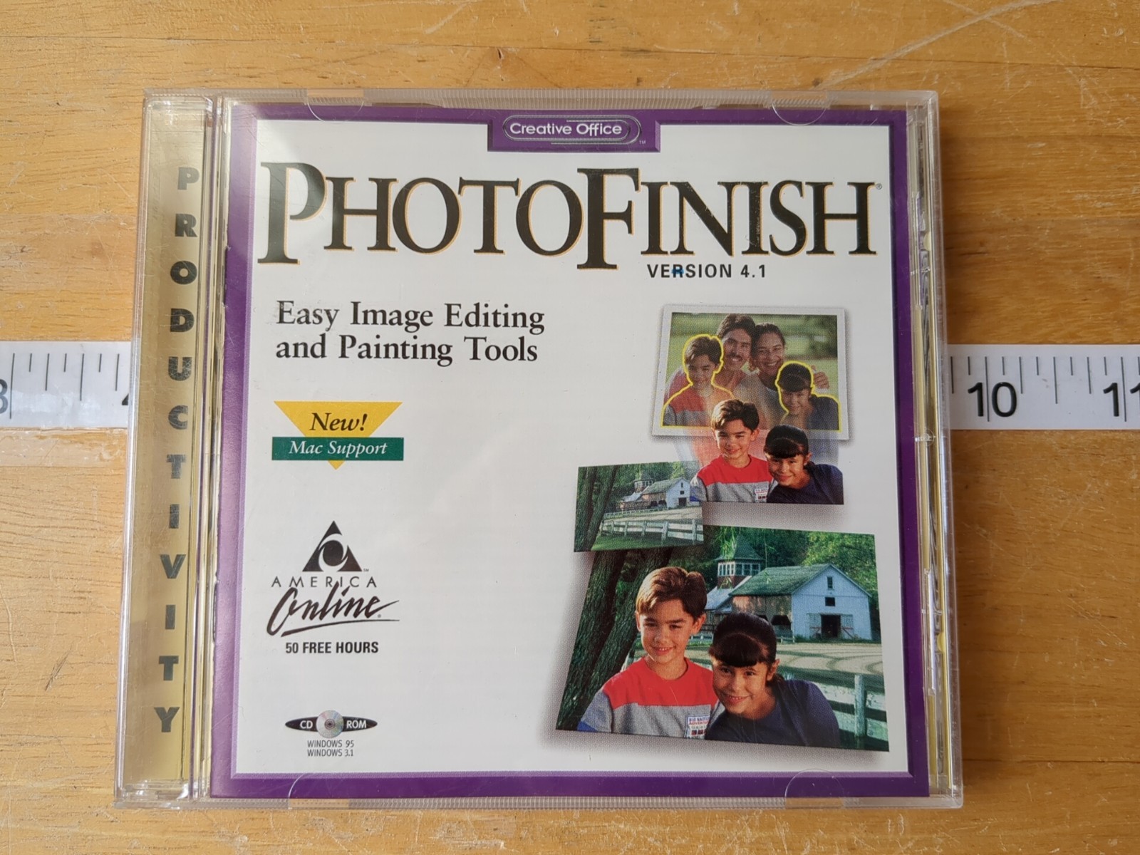 Creative Office Photo Finish Version 4.1 CD Image Editing & Paint Tools