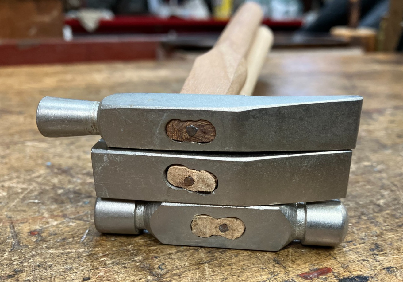3 Small 1oz Hammers- Jewelry Making Crafts Hobby