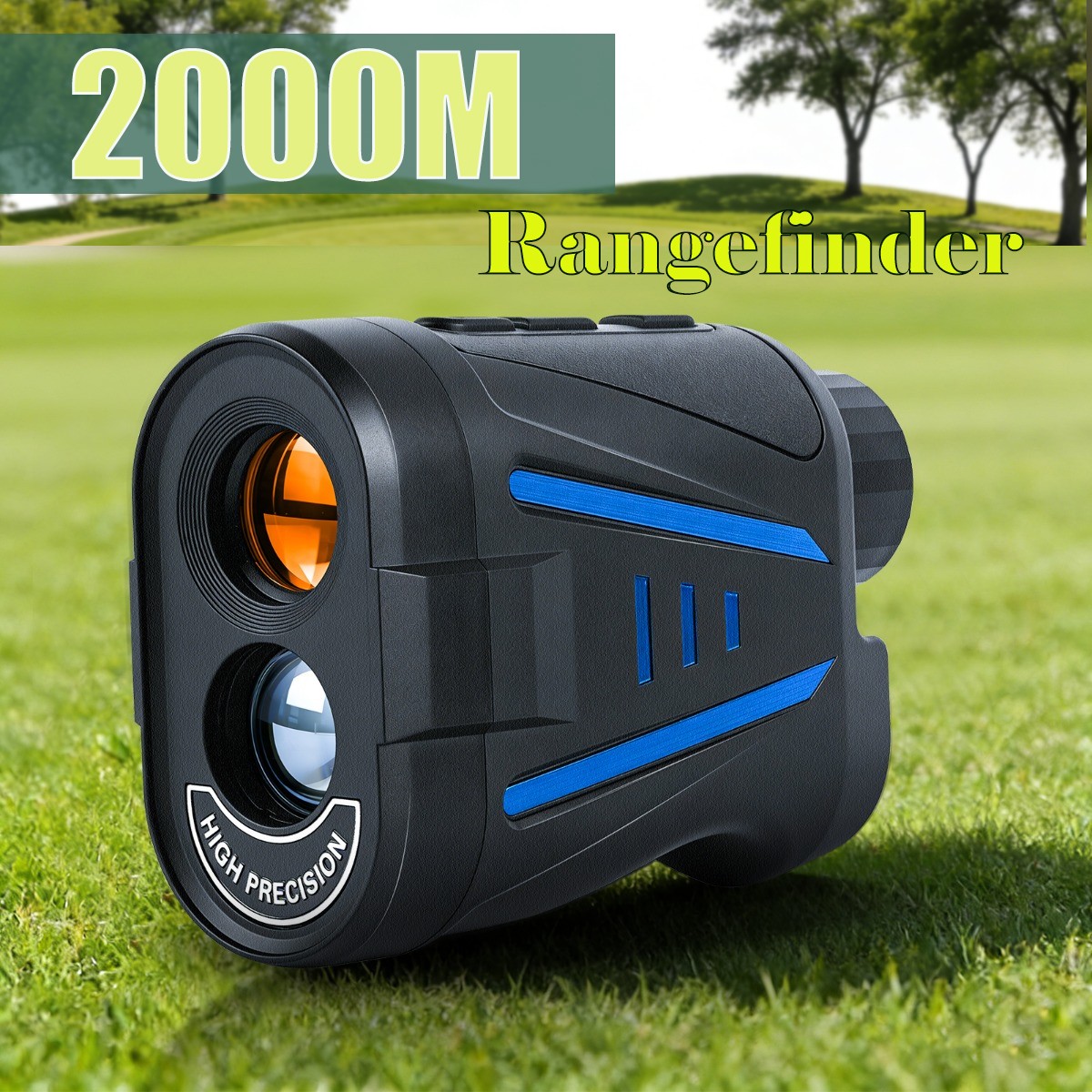 Golf Laser Rangefinder 1200 Yards Slope Correction 6X Magnification for Golfing