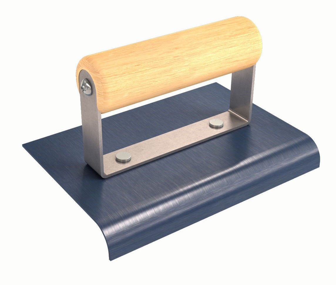 Bon 22-772 6-Inch by 4-Inch Blue Steel Sidewalk Edger 1/2" x 5/8" Depth,