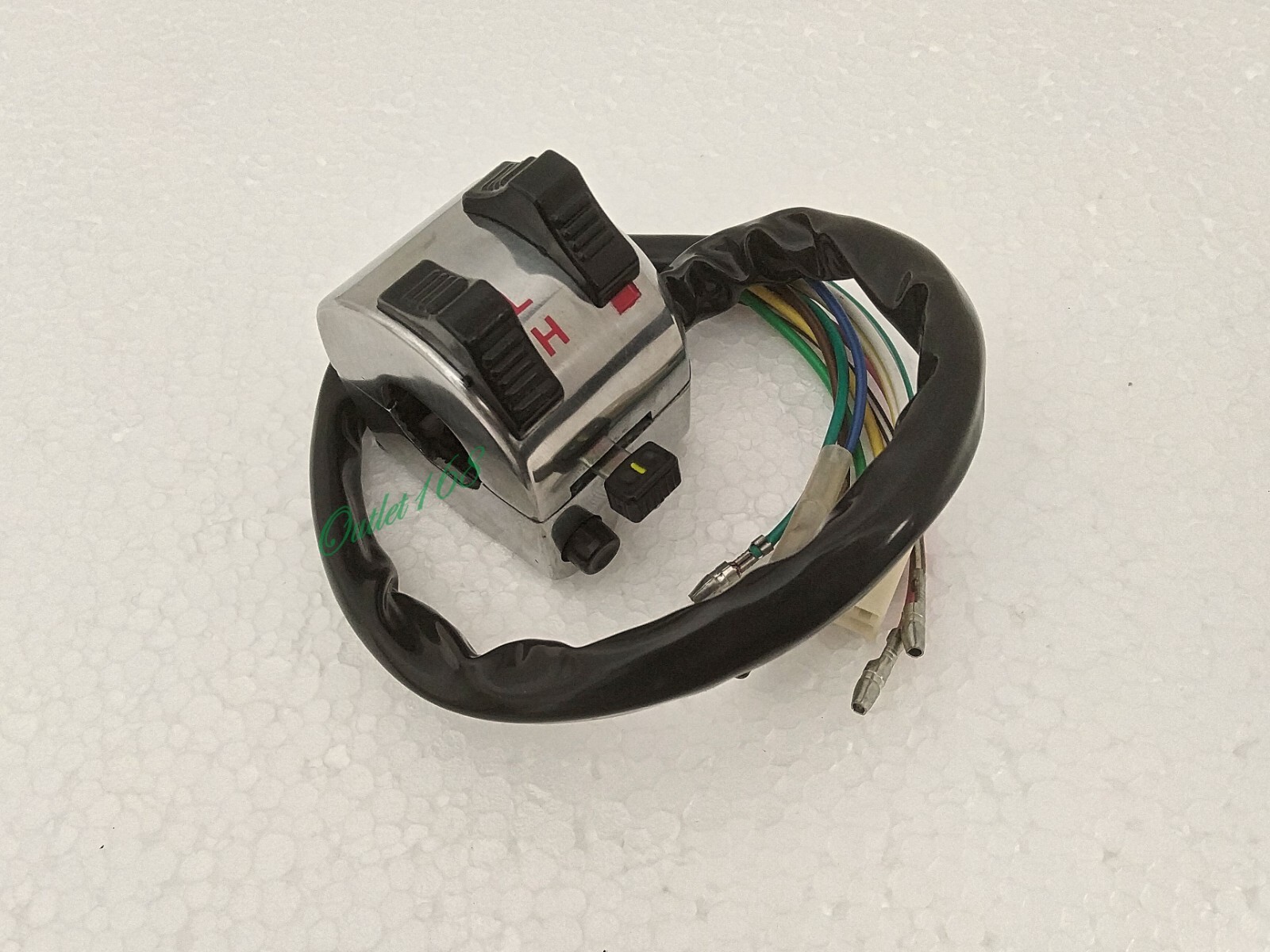 Yamaha 125 RS125 RD125 LS3 RS100 Horn Light Hi Low Turn Signal Switch Holder LH
