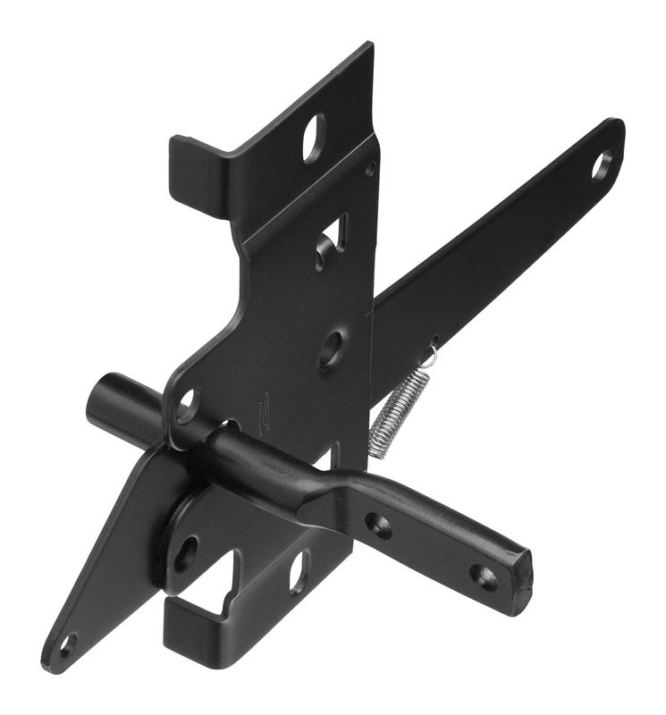 National Hardware N199-158 Black Hot-Rolled Steel Gate Latch 6-3/4 H in.