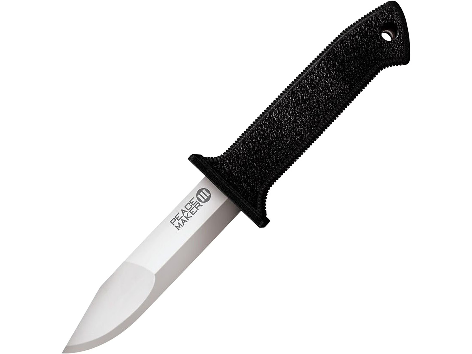 Cold Steel Peace Maker III Fixed Blade Knife 4" Clip Point 4116 Krupp Satin
