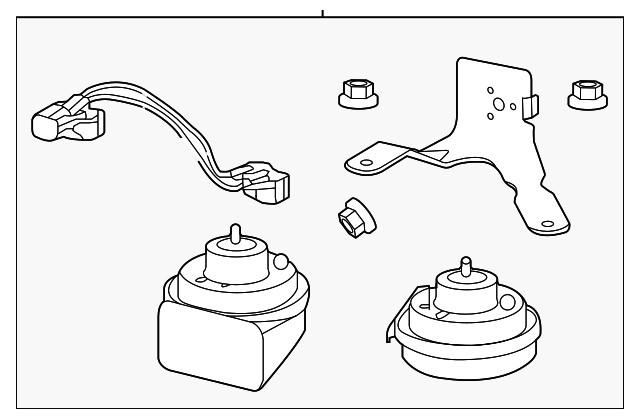 Genuine GM Dual Note Horn 23343360