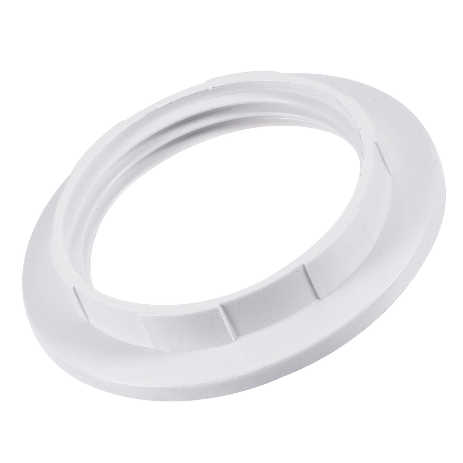 E26/E27 Light Socket Rings Lamp Shade Holder Adapter Ring White Pack of 8