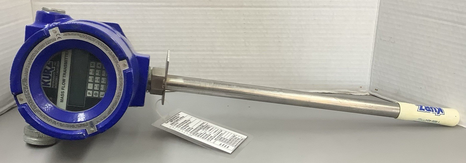 Kurz 454FTB-12-HT Insertion Mass Flow Meter 300PSI 24VDC (R33)