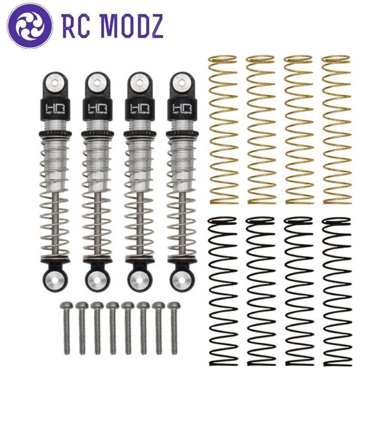 Hot Racing SXTF428LT Axial Scx24 Aluminum Threaded Long Travel Shocks