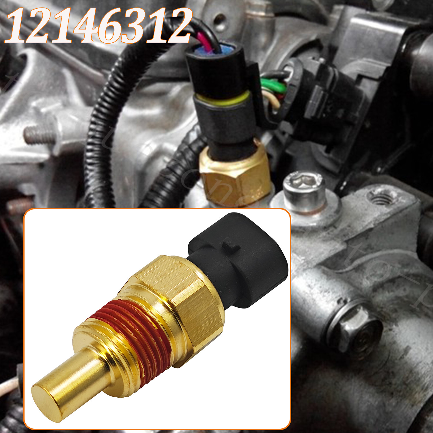 Coolant Temperature Sensor Water Temp Sender FIT GMC Chevrolet Pontiac Cadillac