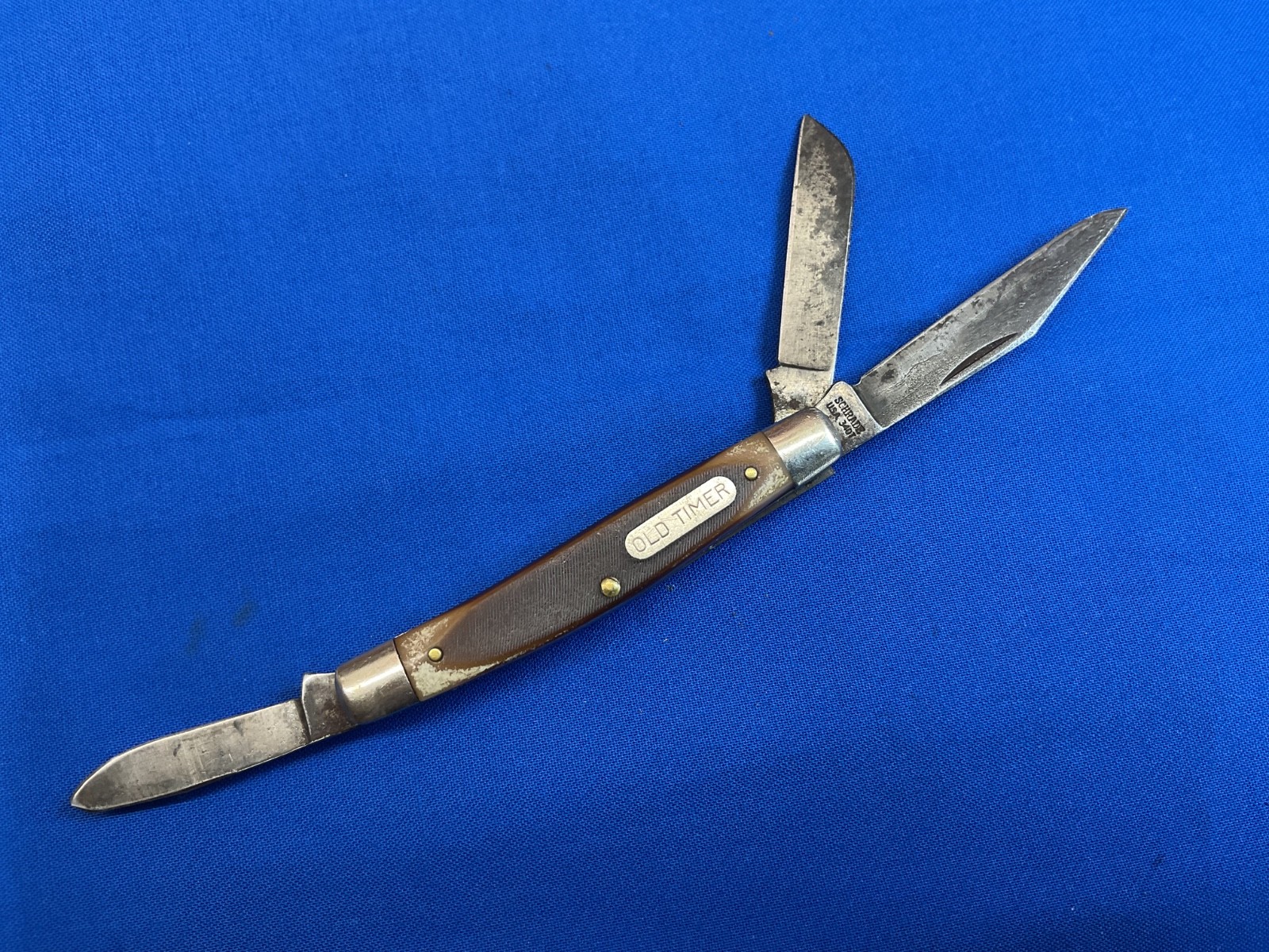 Schrade Old Timer Middleman Stockman 34OT Folding Pocket Knife USA