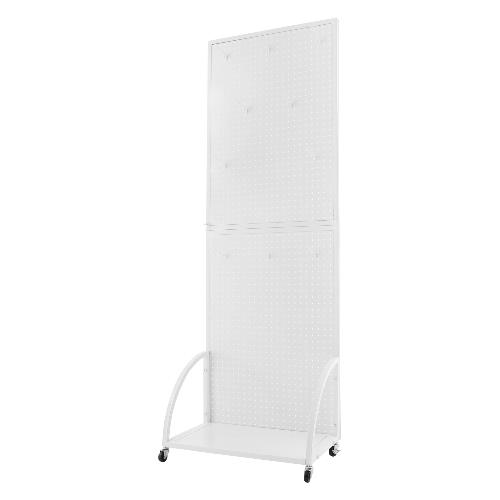 Pegboard Display Stand Retail Display Stand w/ Hooks Craft Fair Display Rack NEW