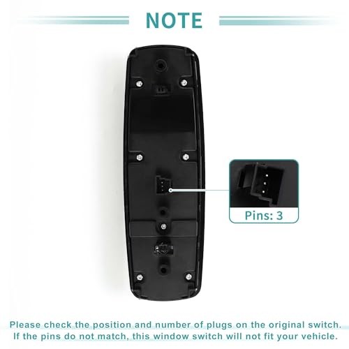 Front Left Driver Side Power Window Switch Window Control Switch Fit for