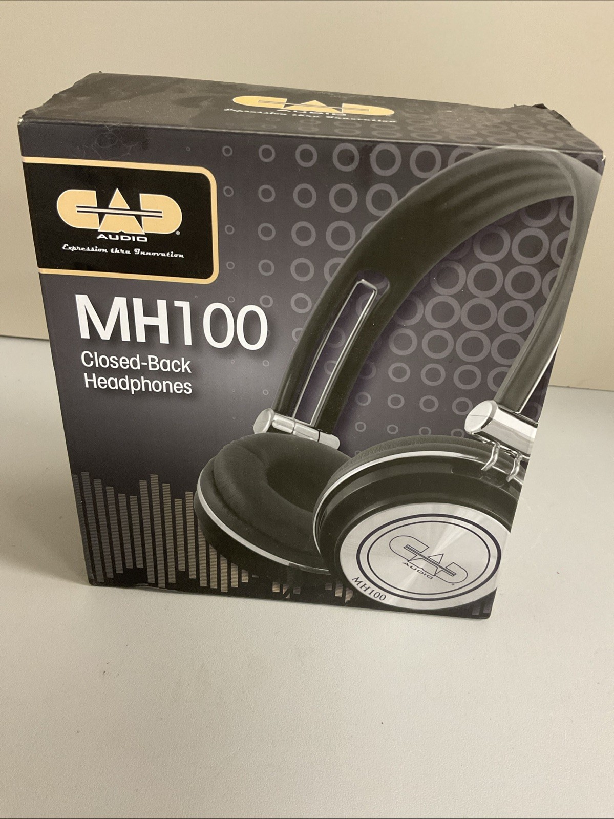 CAD Audio MH100 *NEW* Headband Headphones - Black/Silver