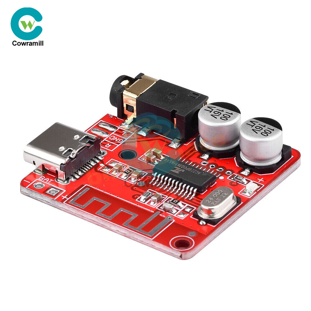 10PCS 3.7V-5V Mini Bluetooth 5.0 Audio Receiver MP3 Decoder Amplifier Module.